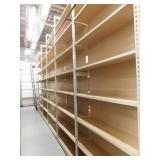 Shelves double sided with ladder, 24x292x143