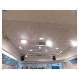 Track lights with 27 lights track