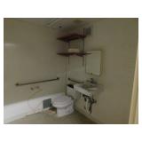 Entire contents of restroom