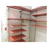 Metal shelving 16 tracks, shelves 15x30
