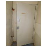 Emergency exit steel door, 35.5x83