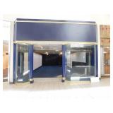 Store front with roll up door/lights, 228x154