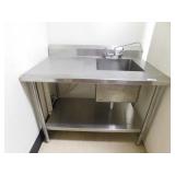 1 compartment SS sink, 31x48x34