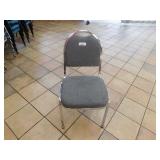 Gray stackable chairs  (YOUR BID TIMES 5)