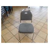 Gray stackable chairs  (YOUR BID TIMES 5)
