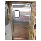 Metal swinging door, 35x77.5