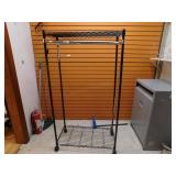 Rack/hanging rods/wire shelves, 17x34.5x64.5