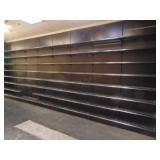 Metal shelving, 288x117