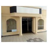 Store front w/roll up door & 2 boxes, 264x144