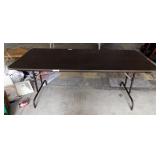 Brown Folding Table-30X72