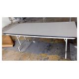 Gray Folding Table-30X72