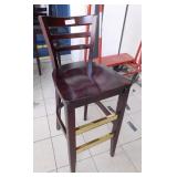 Wooden Bar Chair-Cherry