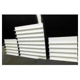 (3)Acrylic Wall Merchandisers