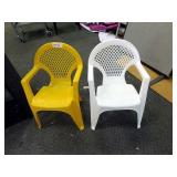(2) Plastic Child Size Chairs