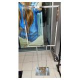 Chrome Sign Holder- 22.5X28.5-60"h