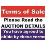 Terms of Sale-Read "AUCTION DETAILS" section