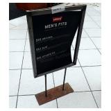 Table Top Sign Holder-12X15-25"h