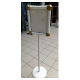 Sign holder for signs 12x14x54h