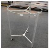 Round Clothing Display Rack on Wheels-36"