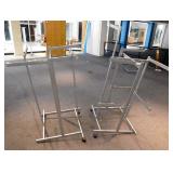 (2) Four Way Clothing Display Racks