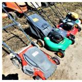 (4) Push Mowers (Parts Only)