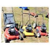 (3) Push Mowers (Parts Only)