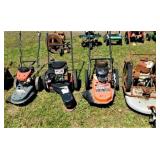 Push Mower and (3) Weed Eaters (Parts Only)