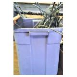 BLUE TOTE FULL OF CABLES