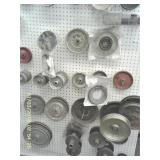 OVER 100 PULLEYS ON PEGBOARD