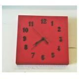 (1) CLOCK RED