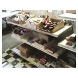 Metal Shelves (8ftx4ftx17in) with contents