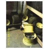 1 PILE OF YELLOW TIRE  (13)