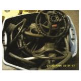 1 BLUE TOTE STEERING WHEELS