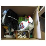1 BOX OF MISC CLEANING ITEMS