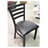 Black Metal Framed Dining Chair-NEW