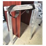 Chrome Waitress Tray Stands-NEW