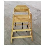 Blonde Wooden High Chair-NEW