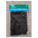 8 Black Waist Aprons