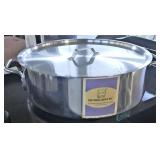 20 Qt Braising Pan with Lid-NEW
