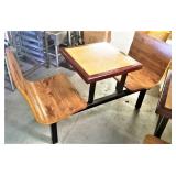 Two Person Booth w/ 24"X24" Table