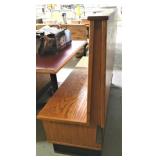 Wooden 60" Single Sided Booth Seat