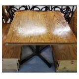Oak Top Table 30" X 30"
