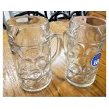 (+/-30) 1 Liter Beer Mugs