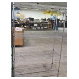 Chrome 4 Shelf Wire Rack-48" X 18"