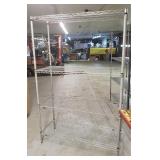 Chrome 4 Shelf Wire Rack-48" X 18"