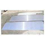 Dissassembeled 72" Double SS Overshelf