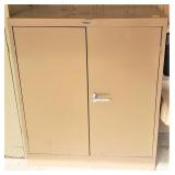Metal Storage Cabinet-NO Keys-36"w X 42"h X 18"