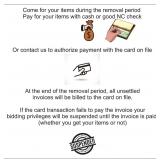 Failure to settle your invoice