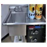 PREP SINK, FAUCET, 26 X 33