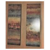 PAIR OF ARTWORK ITEMS
